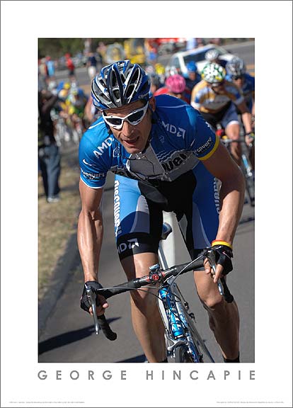 Poster 768 - George Hincapie - Stage 5 Attack
