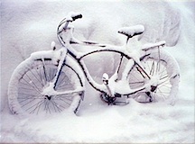CC 1 - Snow Covered Bicycle